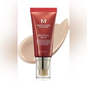 QTY 2 Missha Perfect Cover BB Cream No. 23 - Natural Beige (2 pack) brand new